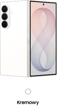 Packshot Galaxy Z Fold8 Ultra w kolorze kremowym