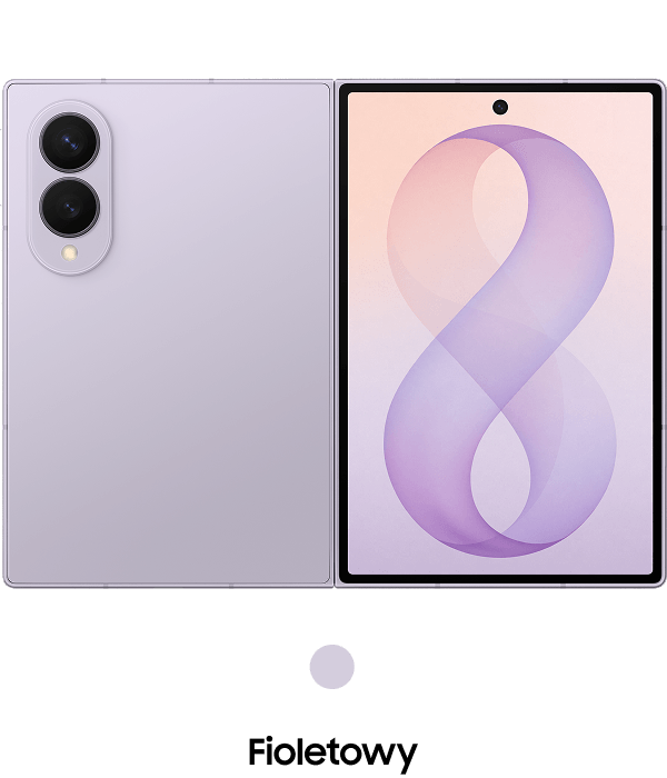 Packshot Galaxy Z Fold8 w kolorze fioletowym