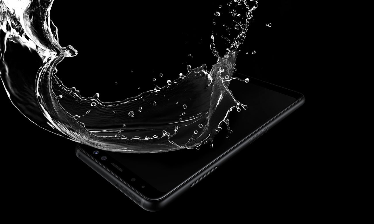 Samsung Galaxy A8 A530F Black Sky wodoodporność ip68