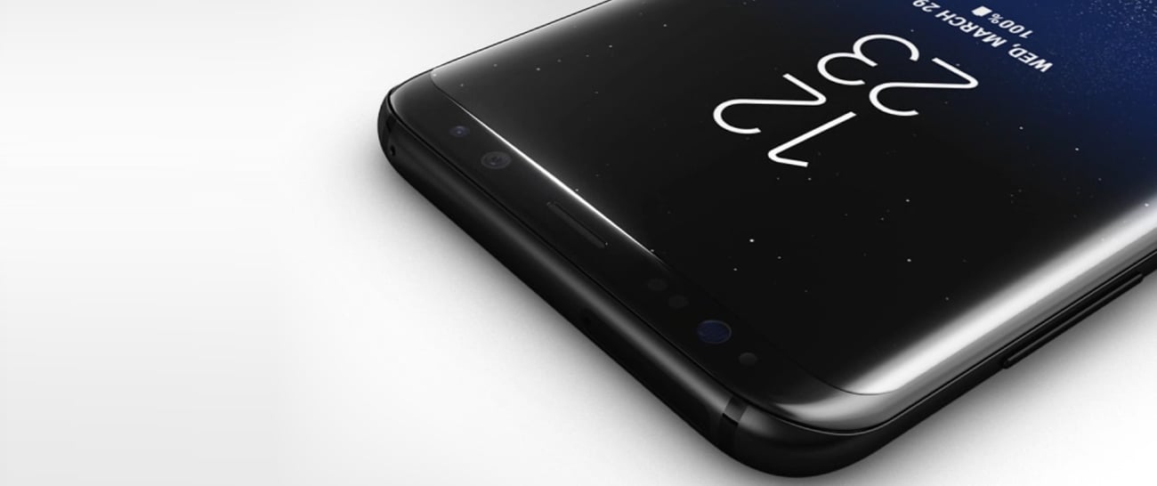 Czarny Samsung Galaxy S8 G950F zakrzywiony ekran 5.8'' edge QHD+