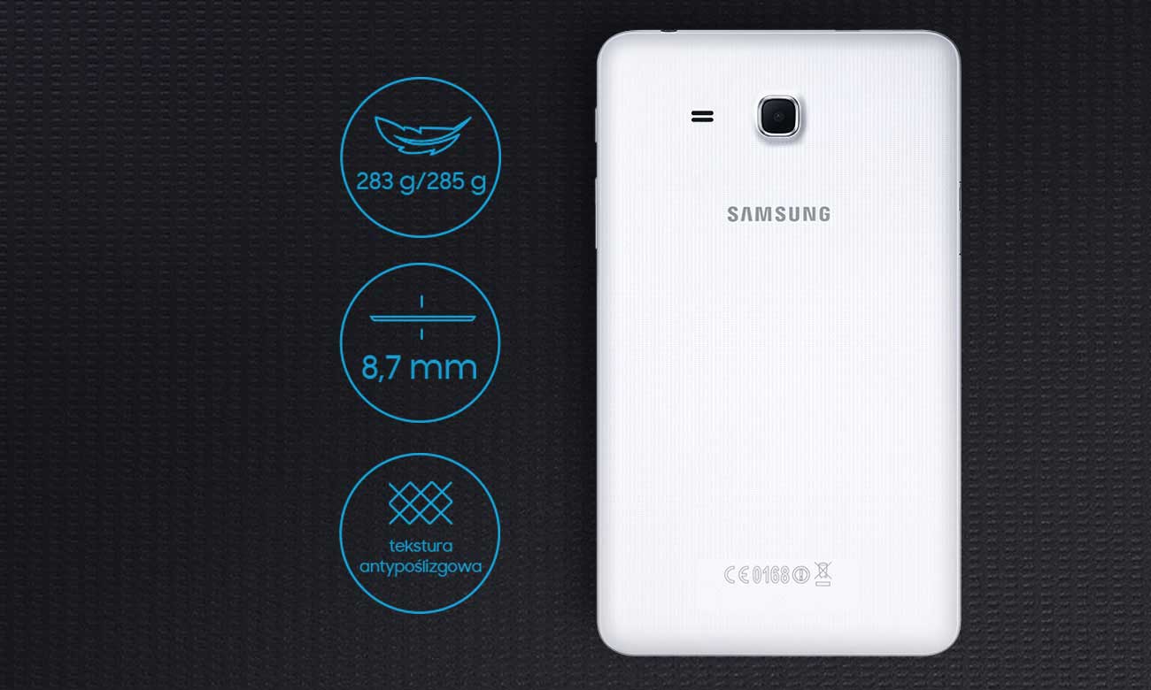 Samsung Galaxy Tab A 7.0 T285 lekka konstrukcja