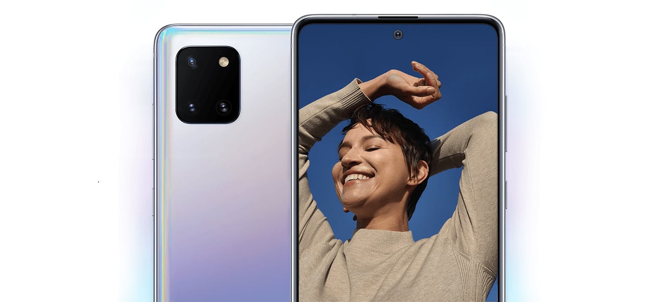 Samsung Galaxy Note 10 Lite potrojny aparat teleobiektyw ois