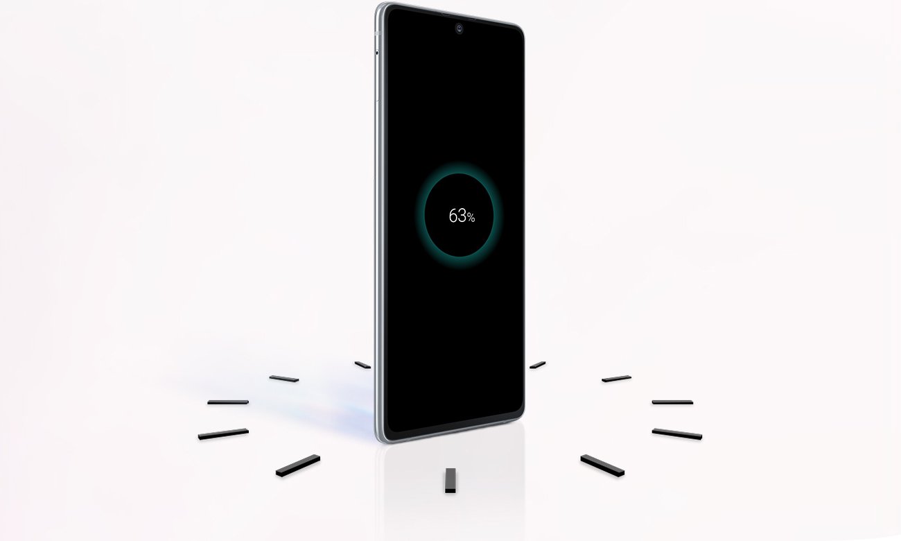 Samsung Galaxy S10 Lite bateria 4500 mAh adaptive fast charging