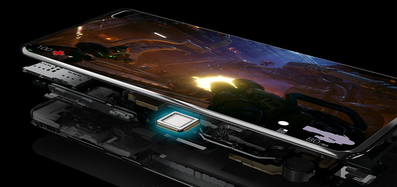 Samsung Galaxy S10e wydajnośc zoptymalizowana pod unity bezprzewodowe ładowanie innych urzadzeń