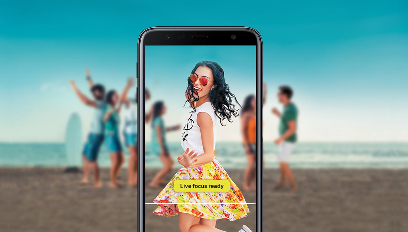 Samsung Galaxy J6+ podwójny aparat focus