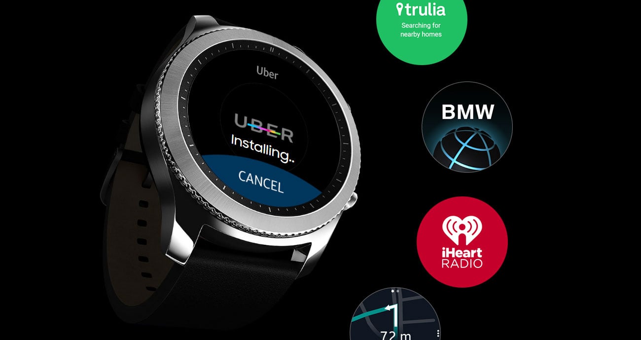Samsung Gear S3 Frontier aplikacje