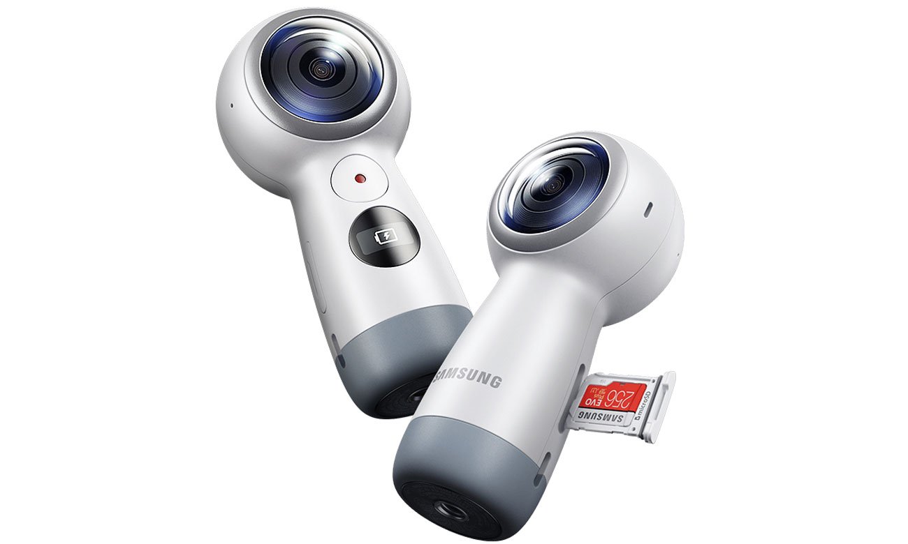 SAMSUNG - SAMSUNG　 Gear 360(2017)　カメラ Amazon | Samsung Gear 360 SM-R210 (2017年版) 球面カム 360度