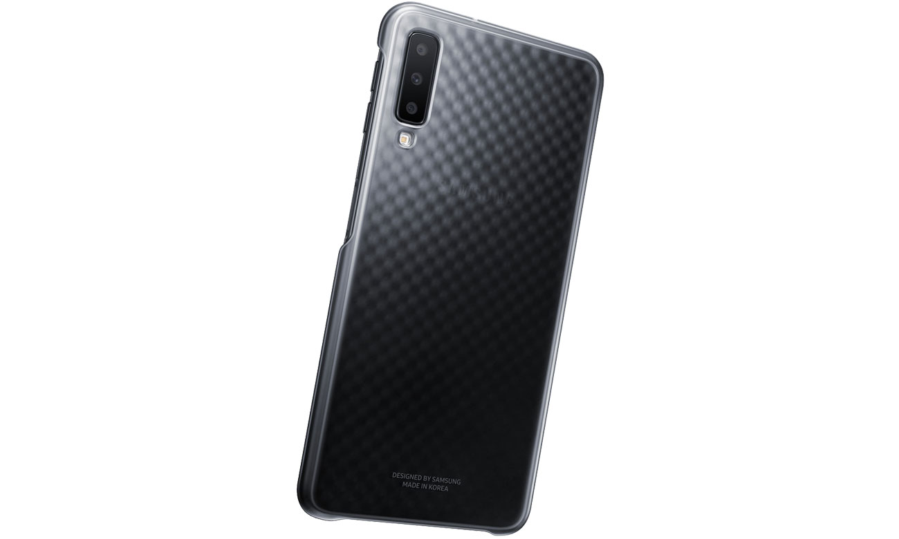 Etui Samsung Gradation cover do Galaxy A7 Czarne EF-AA750CBEGWW