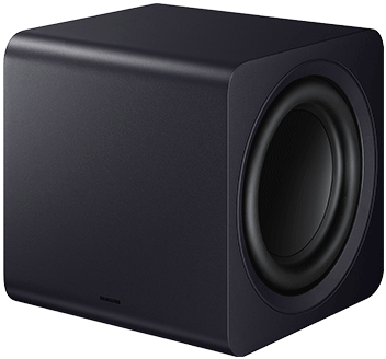box subwoofer Bezprzewodowy Subwoofer soundbara Samsung HW-Q700F. Soundbar dostępny w sklepach X-Kom.