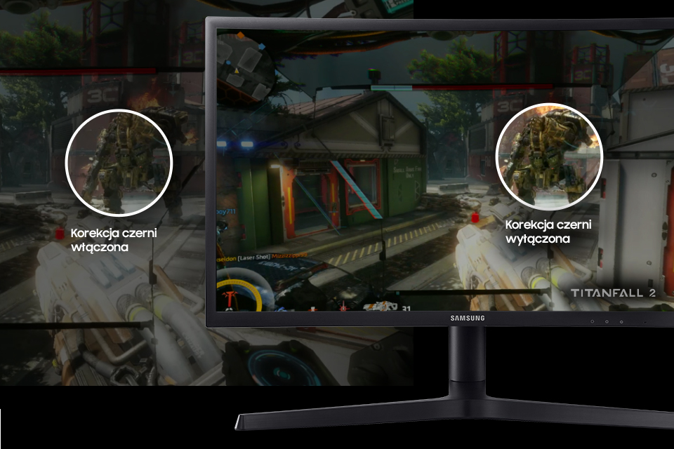 Samsung Detale rozgrywki widoczne w ciemnych scenach. Black Equalizer Samsung Detale rozgrywki widoczne w ciemnych scenach. Black Equalizer