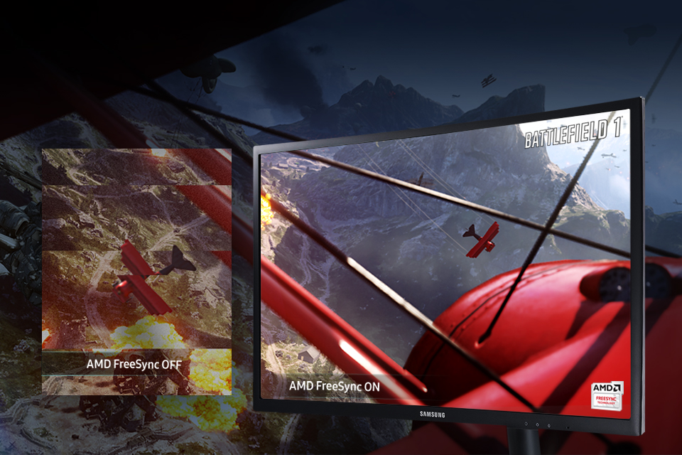 Samsung Doskonale płynny obraz. AMD FreeSync Samsung Doskonale płynny obraz. AMD FreeSync