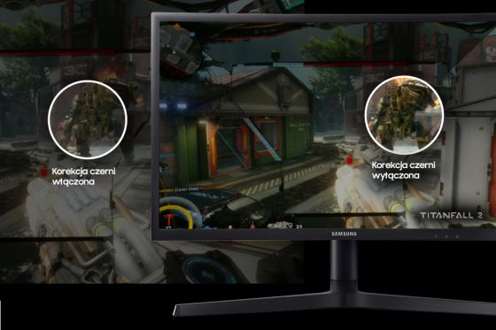 Samsung Detale rozgrywki widoczne w ciemnych scenach. Black Equalizer Samsung Detale rozgrywki widoczne w ciemnych scenach. Black Equalizer