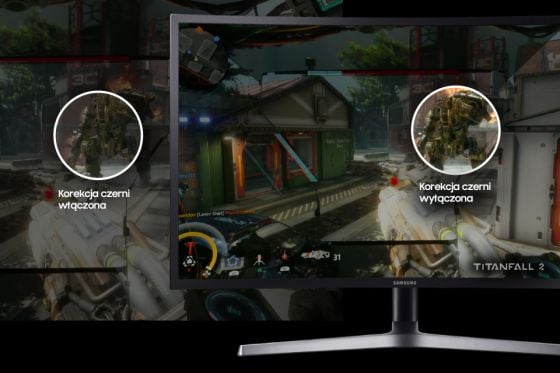 Samsung Detale rozgrywki widoczne w ciemnych scenach. Black Equalizer Samsung Detale rozgrywki widoczne w ciemnych scenach. Black Equalizer