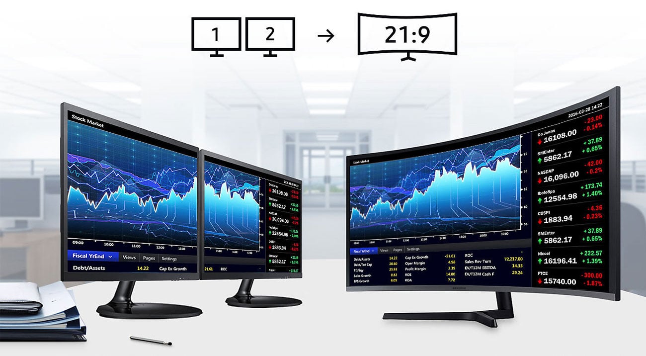 Samsung C34H890WJUX Format 21:9