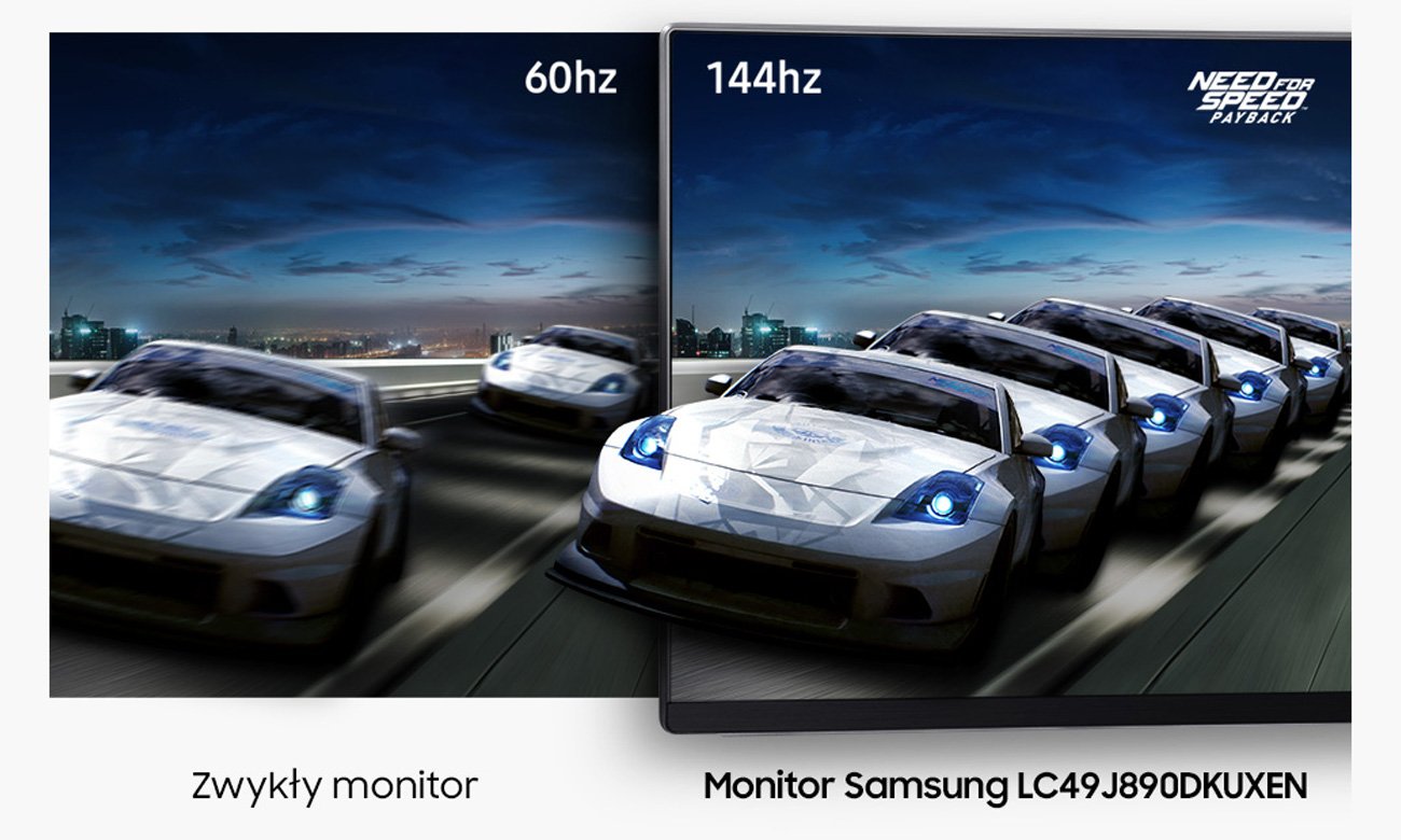 Częstotliwość odświeżania 144 Hz