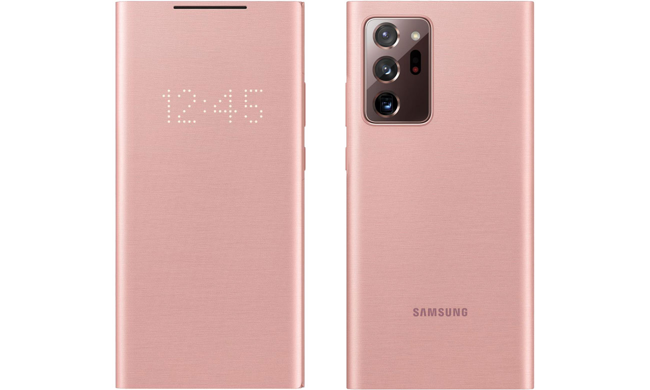 Etui Samsung LED View cover Galaxy Note 20 Ultra Copper Brown EF-NN985PAEGEU