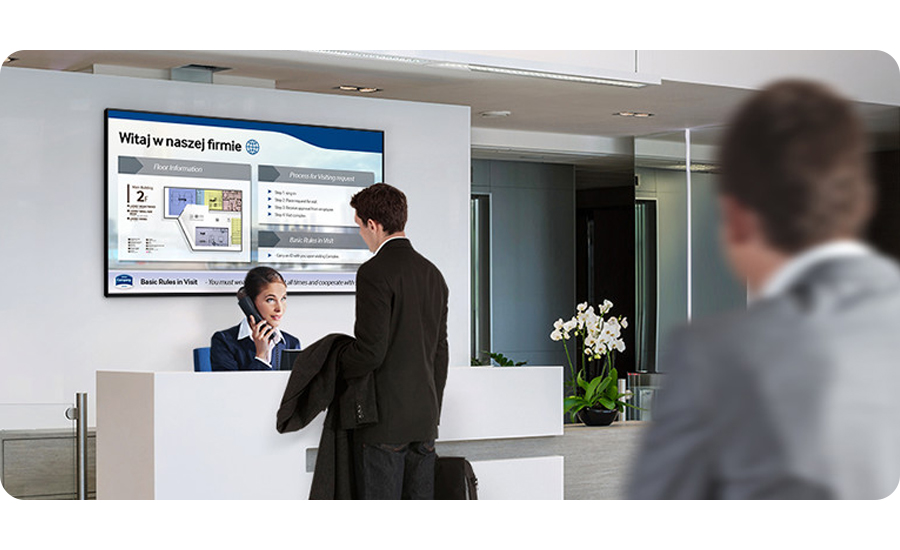 Samsung DB32E przyciągnij klientów