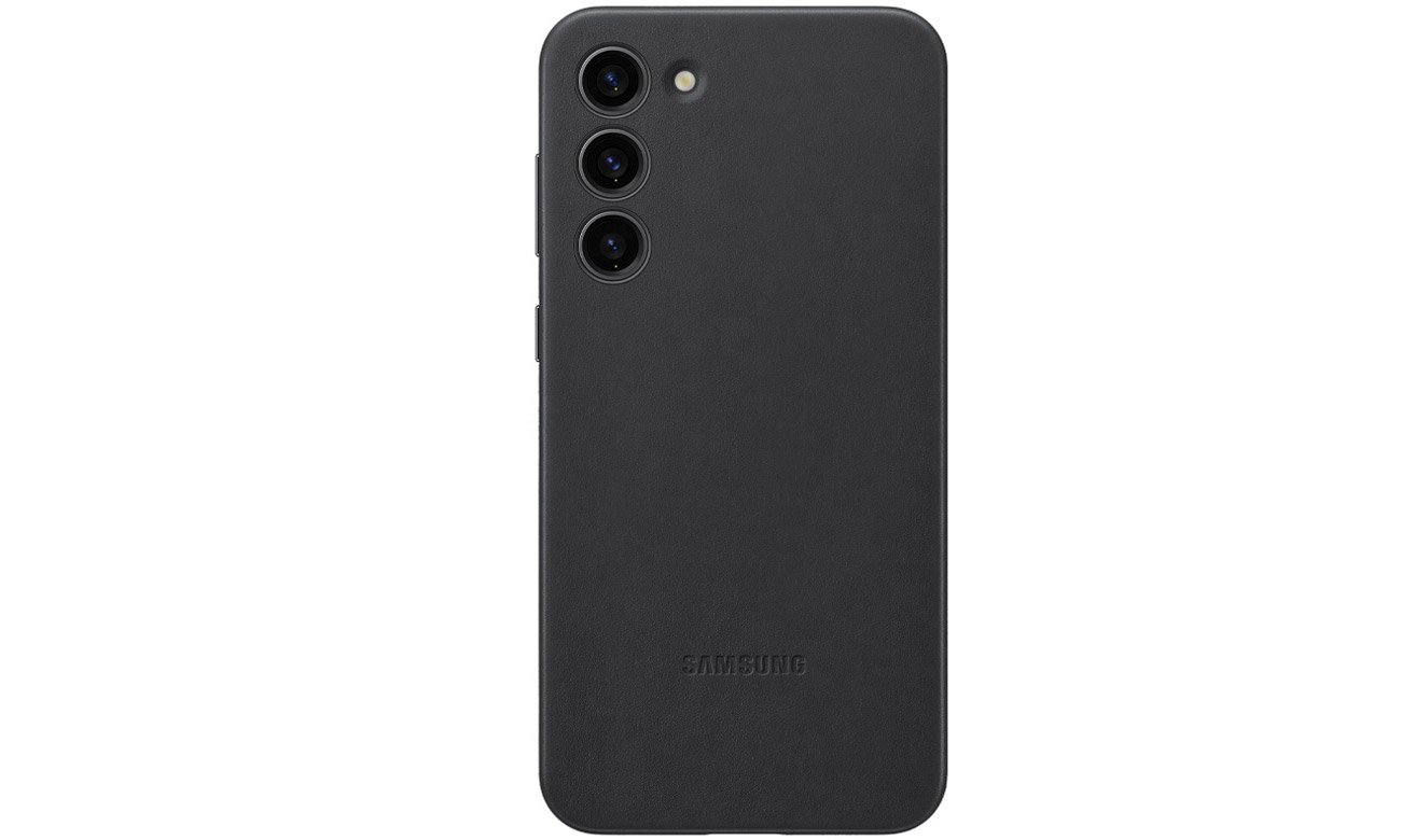 Samsung Leather Case do Galaxy S23+ czarny