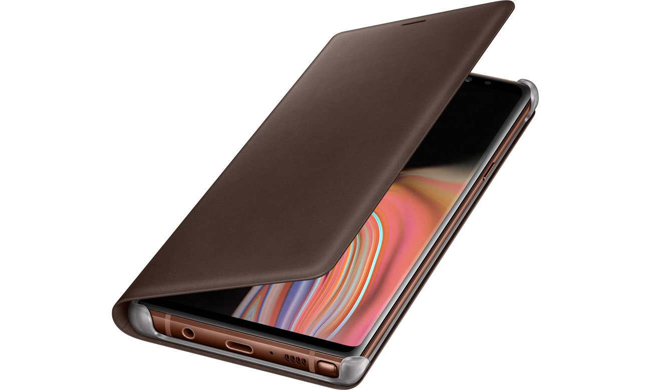Samsung Leather View Cover do Galaxy Note 9 Brown Brązowe