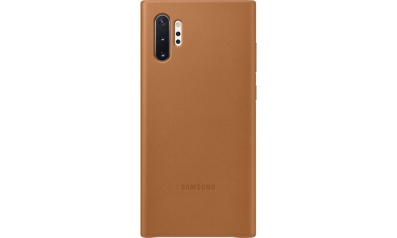 Samsung Leather Cover do Galaxy Note 10+ Camel