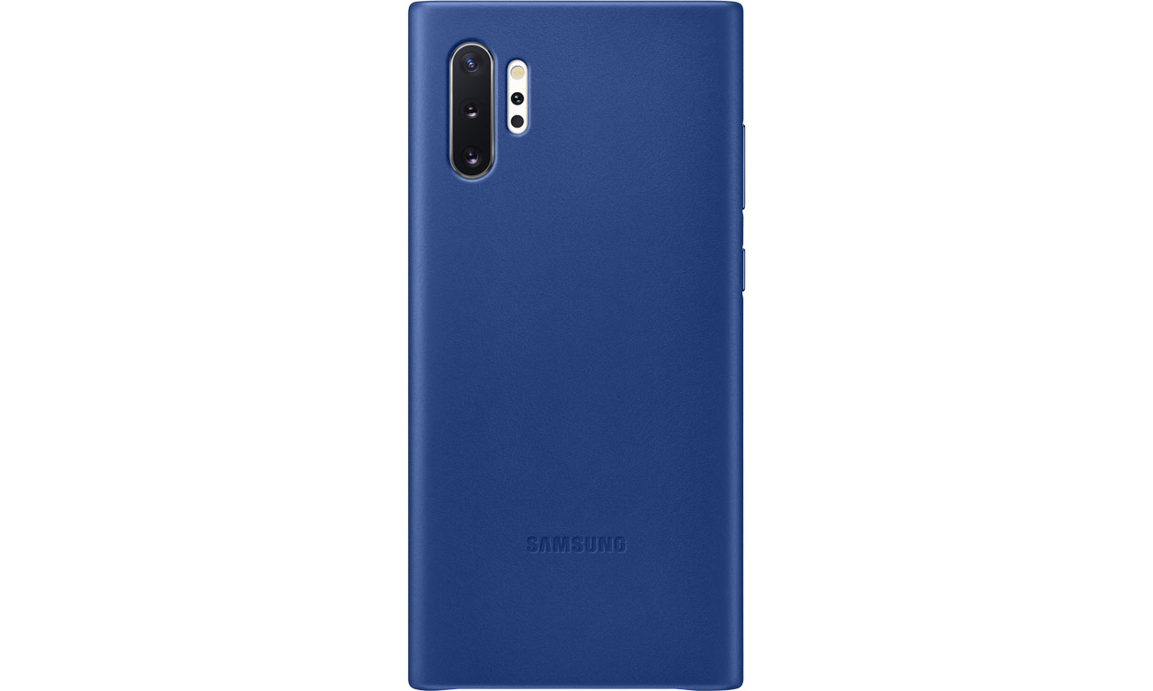 Samsung Leather Cover do Galaxy Note 10+ niebieski