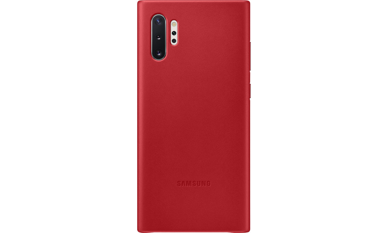 Samsung Leather Cover do Galaxy Note 10+ czerwony