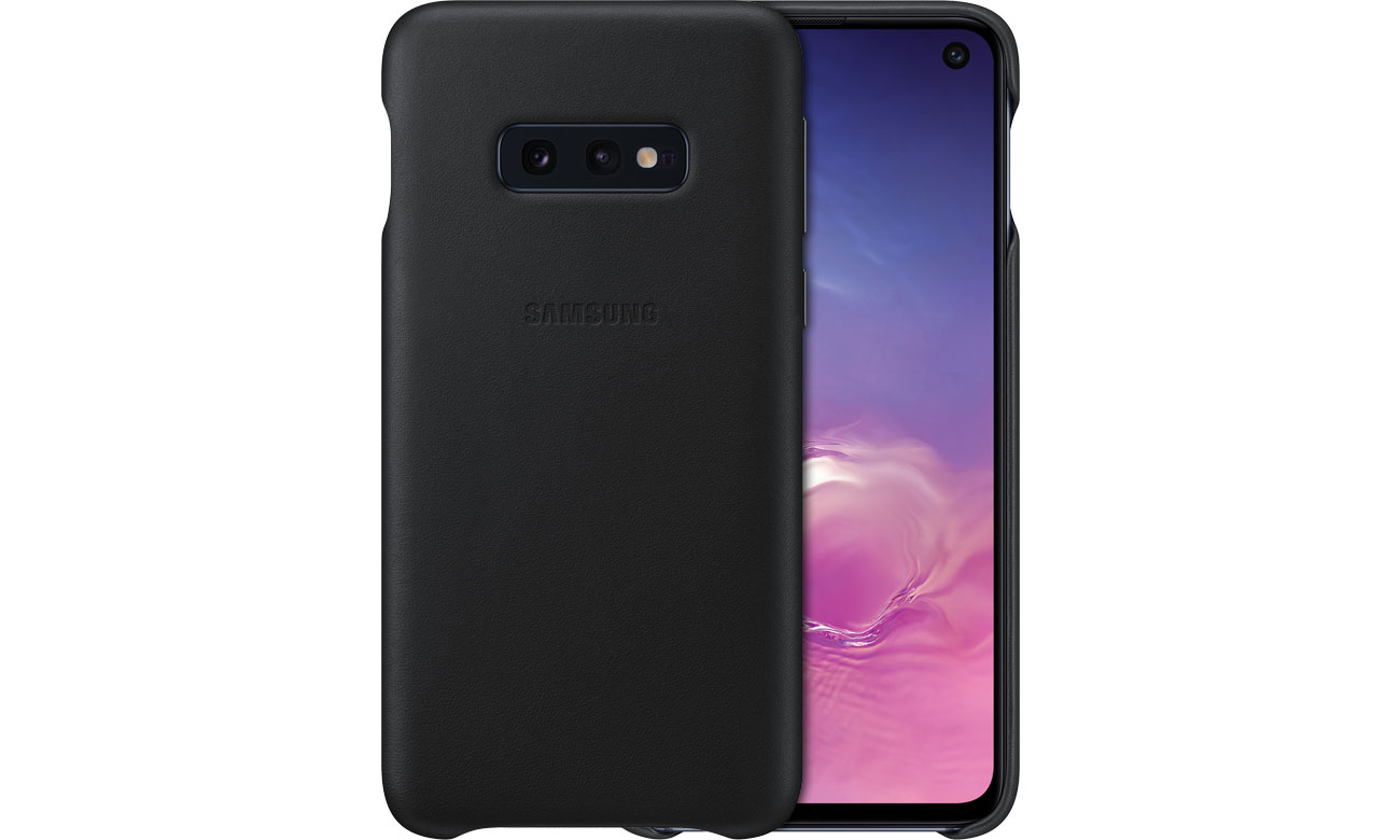 Etui Samsung Leather Cover do Galaxy S10e czarne