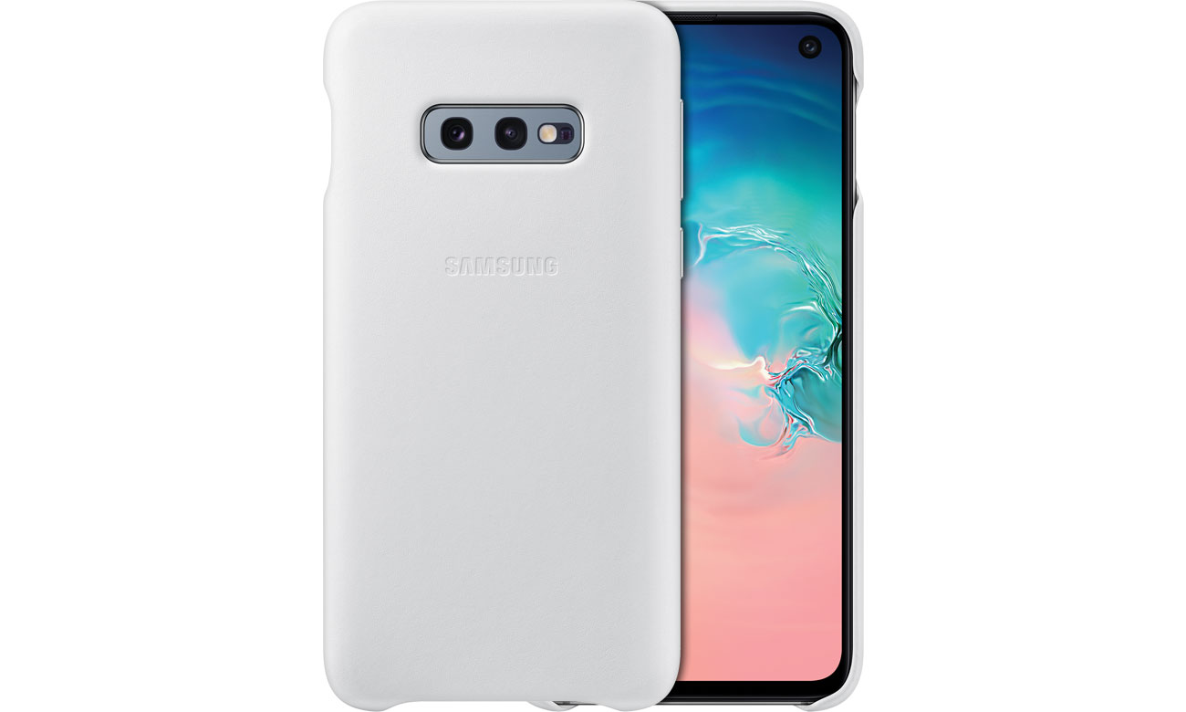Etui Samsung Leather Cover do Galaxy S10e białe