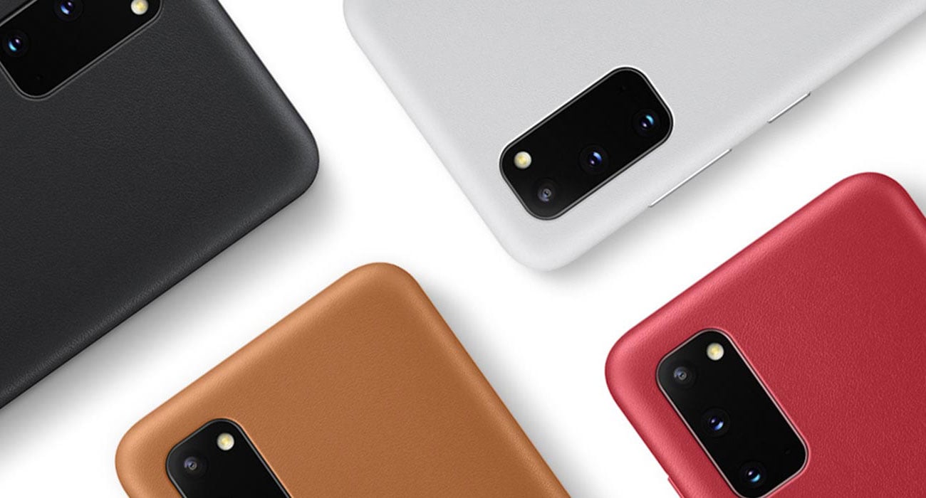 Leather Cover do Samsung Galaxy S20