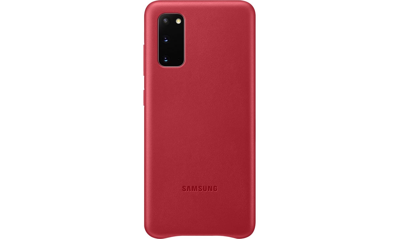 Samsung Leather Cover do Galaxy S20 Red EF-VG980LREGEU