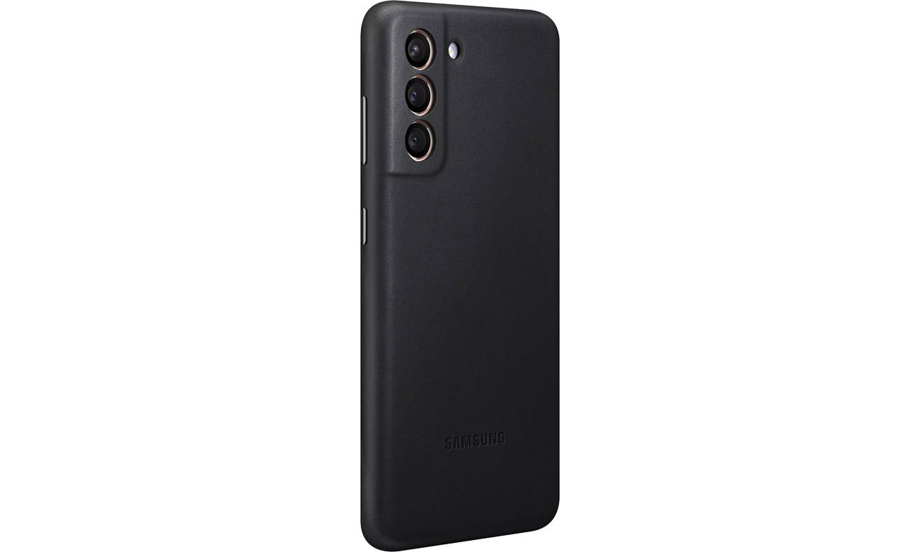 Etui Samsung Leather Cover Black do Galaxy S21