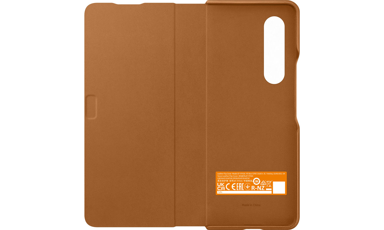 Samsung Leather Flip Cover do Galaxy Z Fold3 Etui z klapką