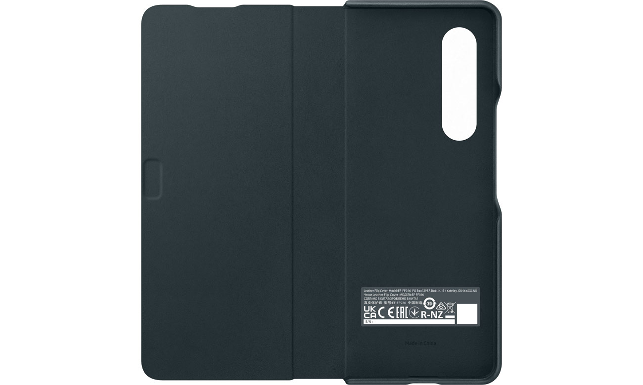 Samsung Leather Flip Cover do Galaxy Z Fold3 Etui z klapką