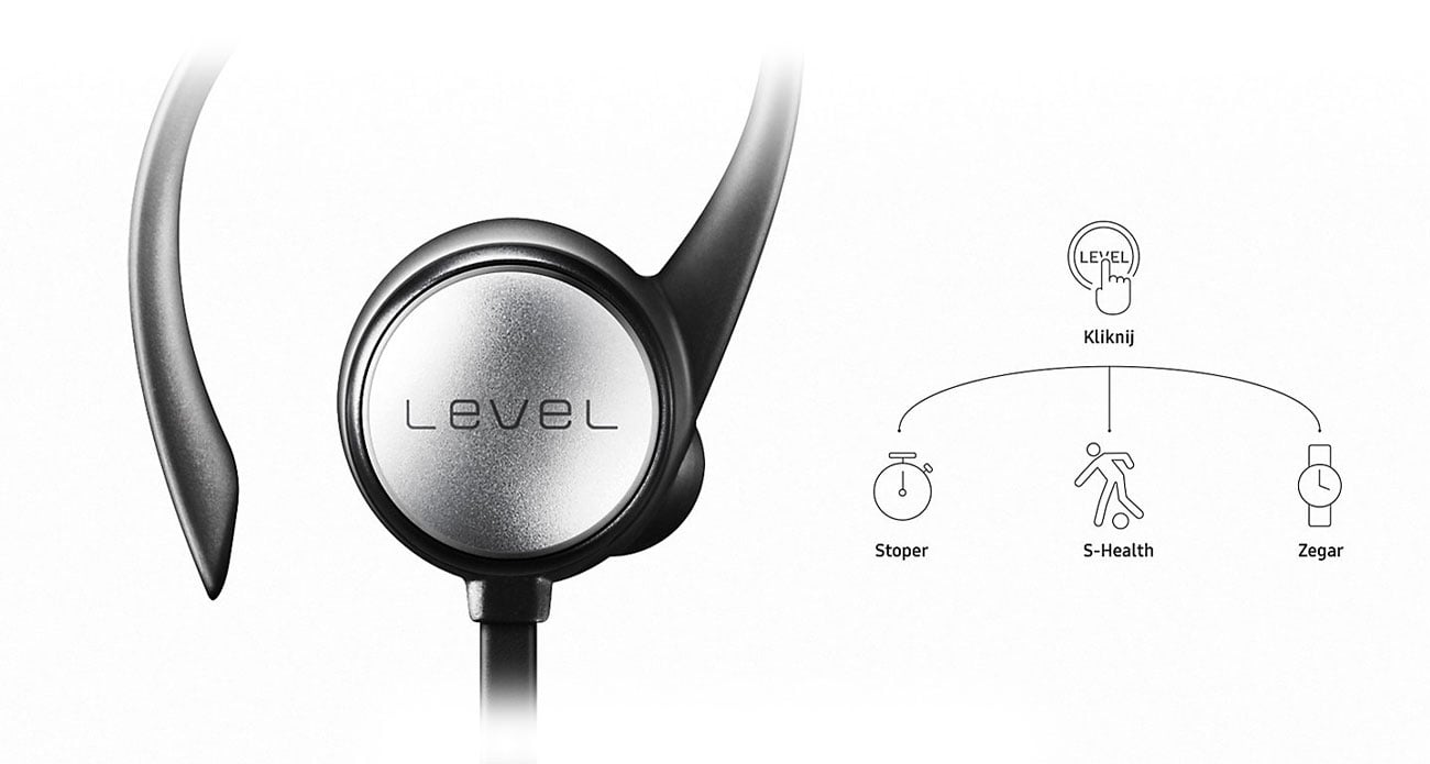 Samsung Level Active Active Key - Stoper, Zegar, S Health
