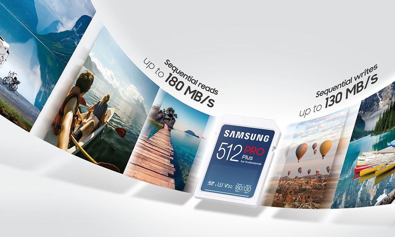Samsung SDXC PRO Plus 180 MB/s (2023)
