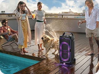 Closeup of Sound Tower outdoor