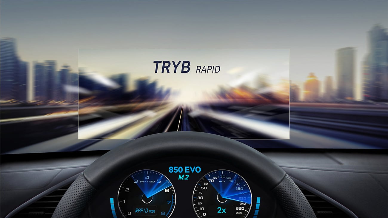 Samsung 1TB M.2 SSD Seria 850 EVO Tryb Rapid