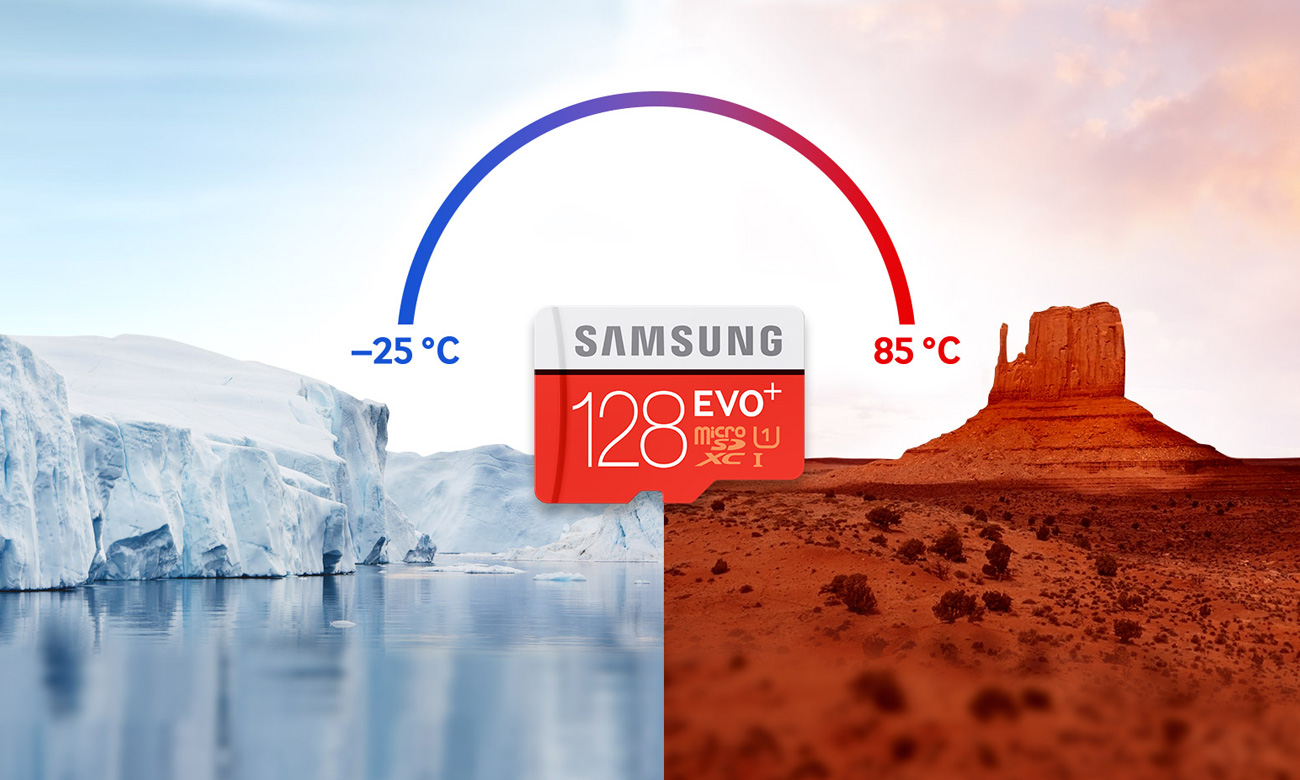 MicroSDXC Evo ochrona