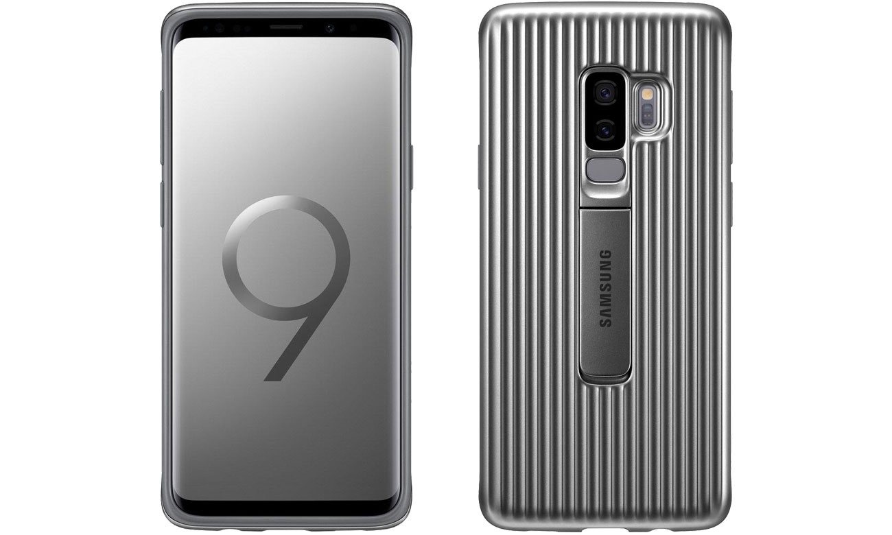 Samsung Protective Standing Cover do Galaxy S9+ Silver EF-RG965CSEGWW