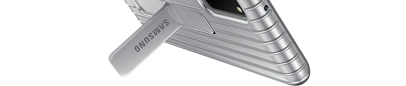 Etui Protective Standing Cover Light Gray do Galaxy S21+