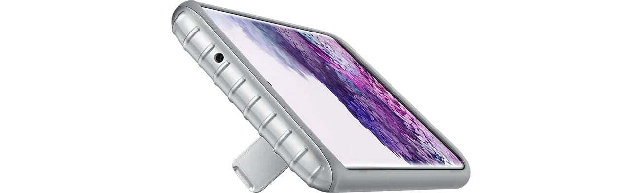 Etui Protective Standing Cover Light Gray do Galaxy S21+