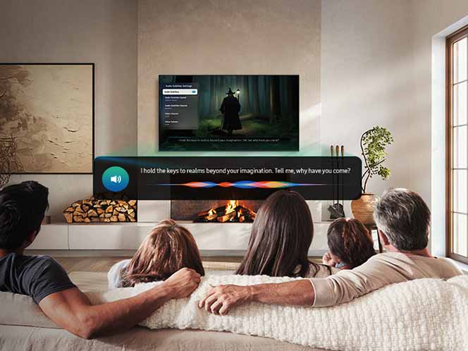 Funkcja z napisamy audio w telewizorze Samsung Neo QLED 4K QN80FA mini LED dostępny w sklepach X-kom