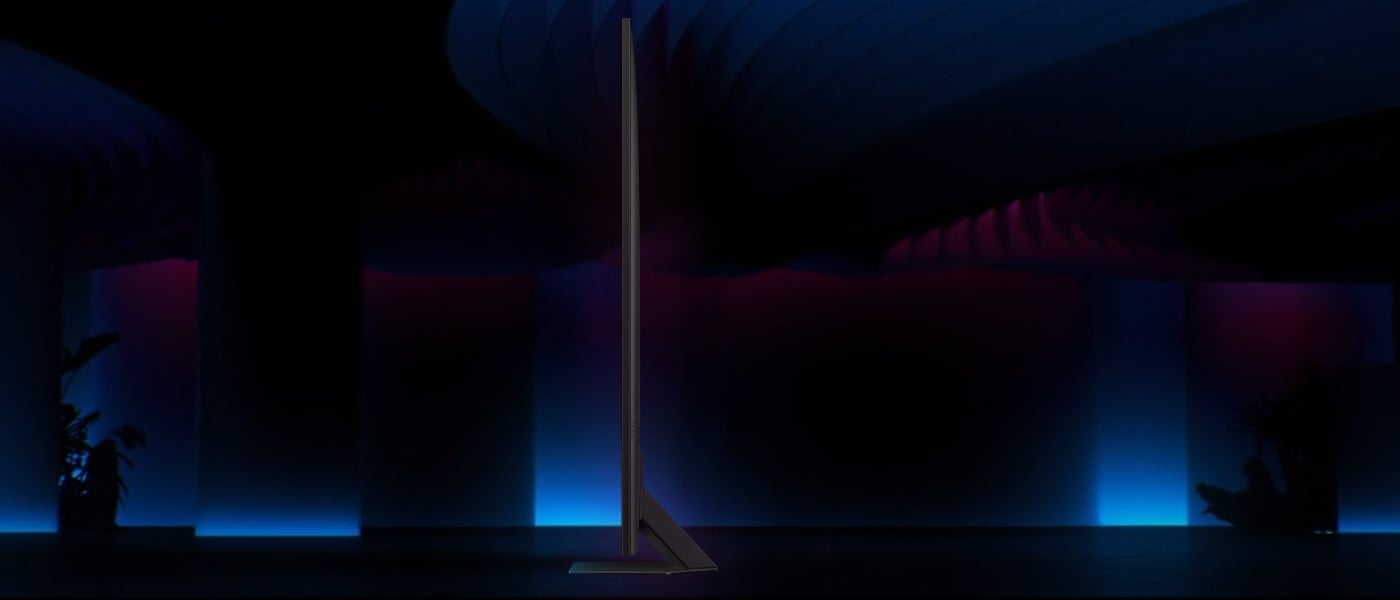 Smukła sylwetka telewizora Samsung Neo QLED QN85C Smukła sylwetka telewizora Samsung Neo QLED QN85C