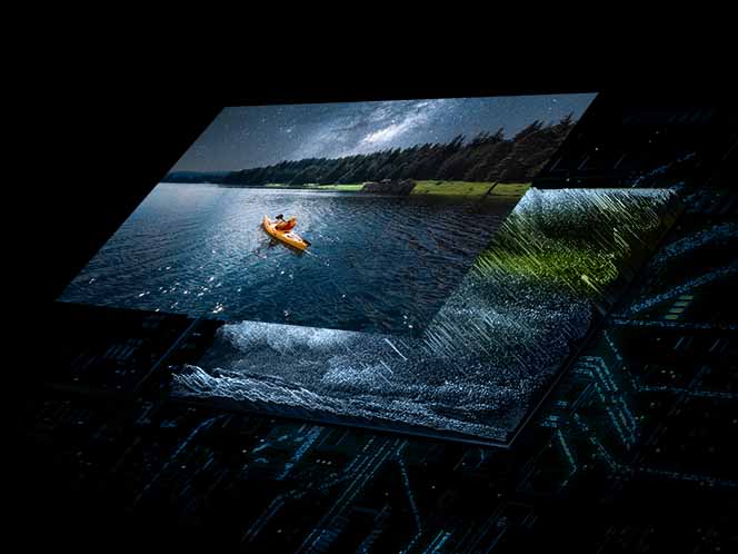 664x498-uantum matrix technology pc Quantum Mini LED Pro wyrafinowany kontrast w telewizorze Samsung Mini LED Neo QLED 8K QN990F dostępny w sklepach X-kom