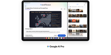 Tablet Samsung Galaxy z funkcjami sztucznej inteligencji Google AI Pro