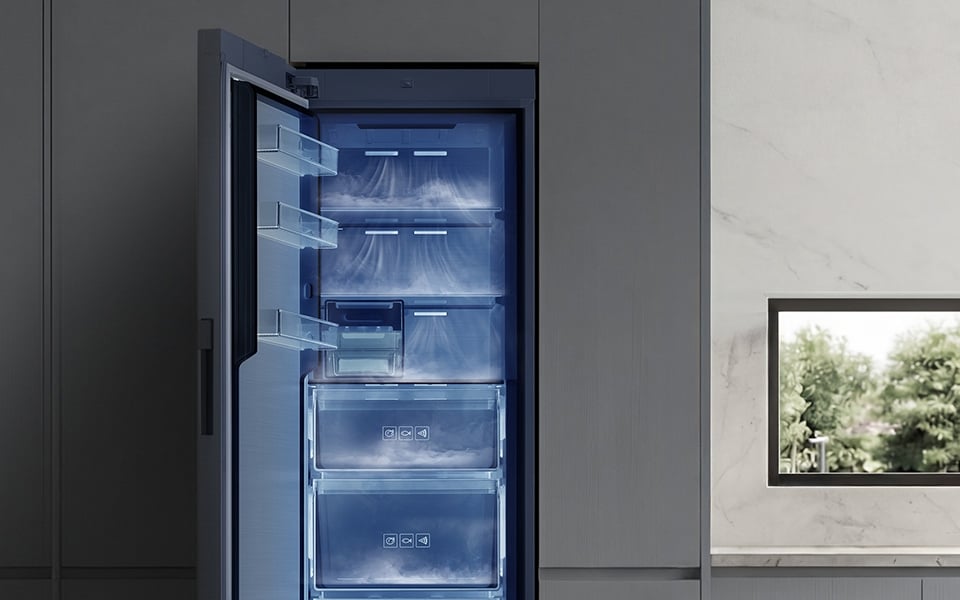 Zamrażarka z systemem All Around Cooling