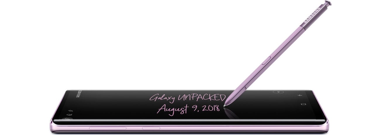 S Pen Lavender do Galaxy 9 Funkcja notatek