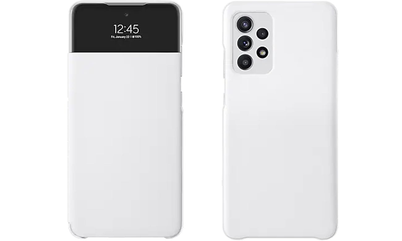 Samsung S View Wallet Cover do Galaxy A52 Biały