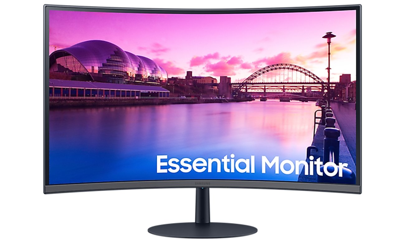 Samsung S32C390EAUX Curved widok z przodu