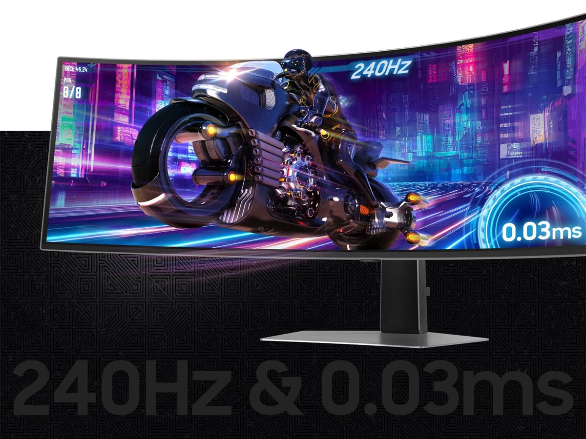 Samsung Odyssey OLED G9 S49DG934SUX G93SD odświeżanie